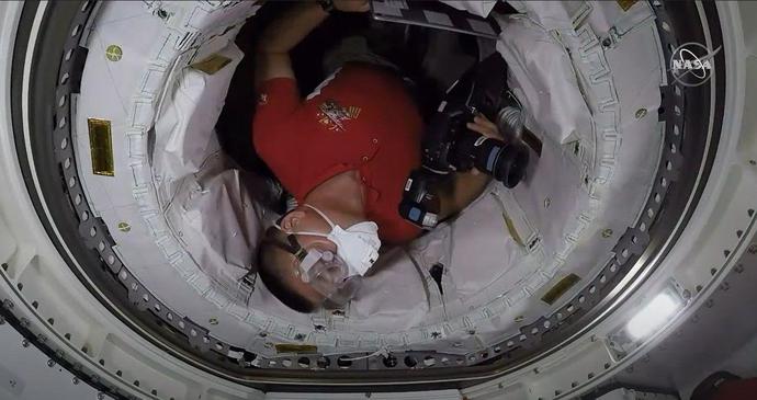 Astronaut in CST-100 Starliner