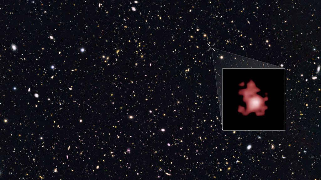 Spitzer Space Telescope and Hubble Space Telescope discovered galaxy GN-z11.