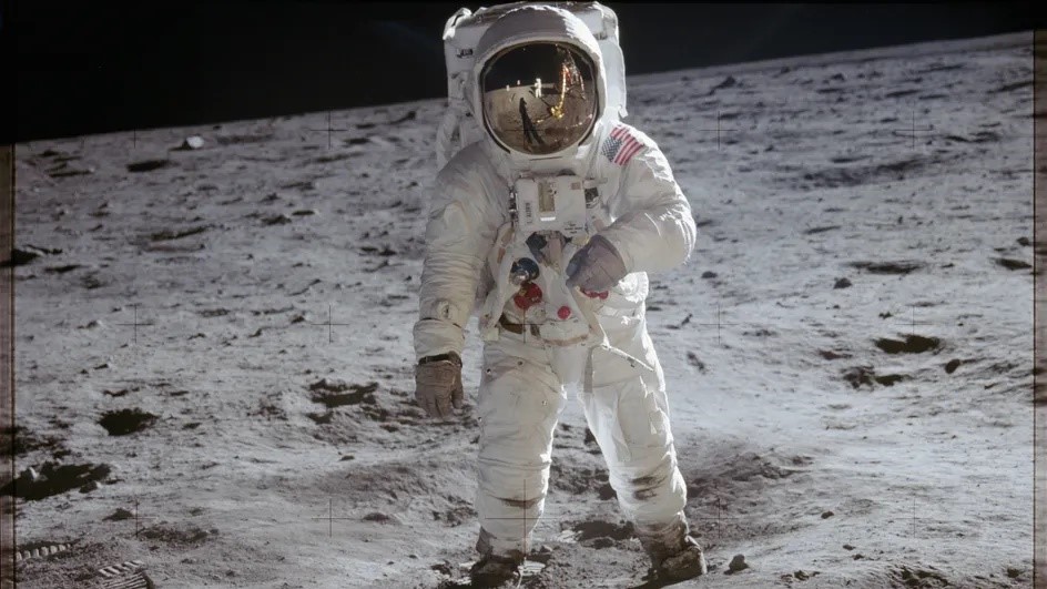 American astronaut Buzz Aldrin, on the Moon, July 20, 1969. Photo Credit: NASA