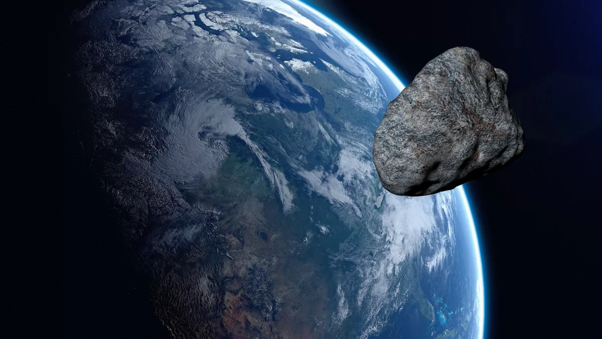 Asteroid impact on Earth simulation