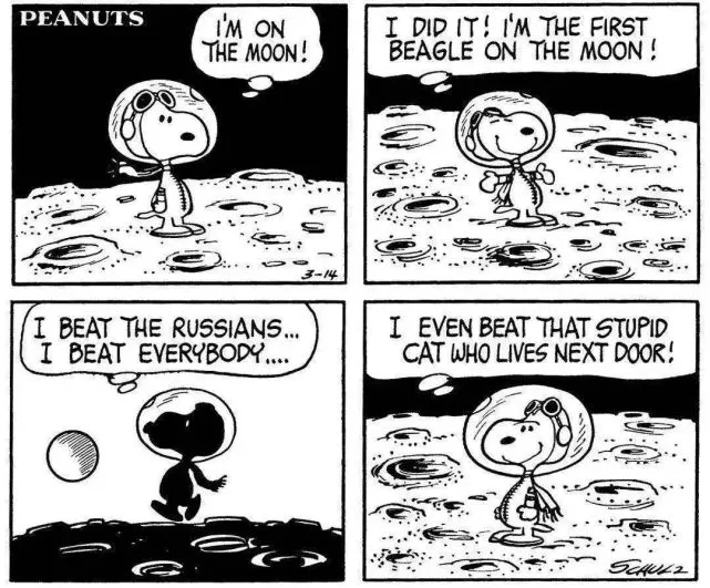 Snoopy's Moon Landing Story