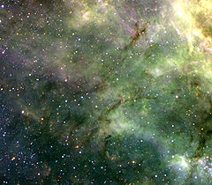 The tentacles of the Tarantula Nebula. Copyright: ESO