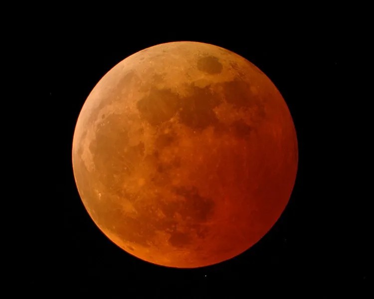 Blood moon by NASA
